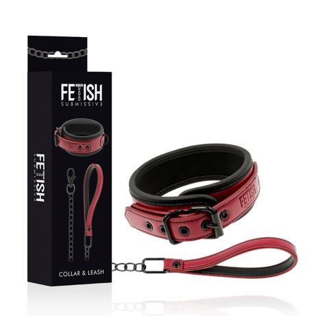 FETISH COLLAR CON CADENA